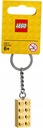 LEGO Key Chain 850808 ZLATÁ kocka