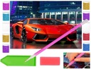 Diamantové vyšívanie PICTURE CAR auto LAMBORGHINI