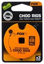 Barbless Standard Chod Rig Veľkosť 8 25lb Fox