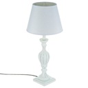 Stolná lampa PATINE BLANC s tienidlom, 55 cm