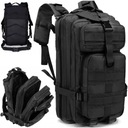 Turistický batoh Military Military Survival Black 30L Tactical Strong