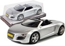 Autíčko s naťahovaním Cabriolet Silver 1:18