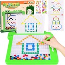 MAGNETICKÁ DOSKA DINO DOSKA MOZAIKA MONTESSORI MAGPAD PUZZZLE HRAČKA