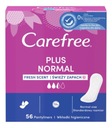 Carefree Plus Original vložky 56 kusov