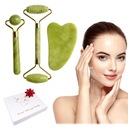 SÚPRAVA NA FACE LIFTING SA SKLADÁ Z 2x JADE ROLLER + GUA SHA