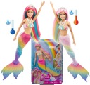 BÁBIKA BARBIE MORSKEJ VÍLY RAINBOW TRANSFORMATION GTF89