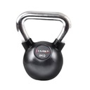 CHROMOVANÝ KETTLEBELL pogumovaná liatina 8kg HMS