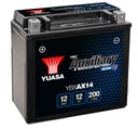 YUASA 12Ah 200A YBXAX14 AGM L+ 12V batéria