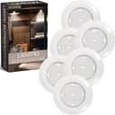 6x LAMPA, BEZDRÔTOVÁ LED DOTYKOVÁ lampa na batérie