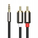 AUX Audio Mini Jack 3,5 mm 2x RCA cinch kábel 1m