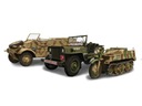 VW Volkswagen Kubelwagen Willys MB Jeep Kettenkraftrad 72705 Hobby 2000