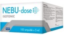 NEBU-DOSE ISOTONIC fyziologický roztok NaCl 0,9% 100 ampuliek x 5 ml