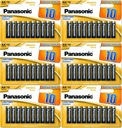 60x Panasonic Alkaline Power LR6/AA 1,5V batérie