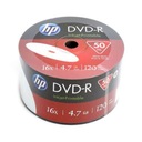 Značkové disky HP DVD-R 4,7 GB 16 x 100 ks TLAČITEĽNÉ