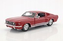 Ford Mustang GT Fastback 1967 Red Maisto 1:24 kovový model auta