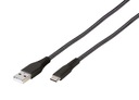 Kábel USB C 2,5 m pre smartfóny s rýchlym nabíjaním kovový nylon