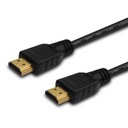 Savio CL-34 HDMI kábel 10m, čierny, zlaté koncovky, v1.4