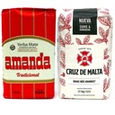 Yerba Mate Cruz de Malta 1kg + Amanda 1kg