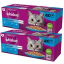 Mokré krmivo pre mačky, Whiskas vrecúška s rybou príchuťou v želé 85g x 80 ks.