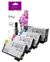 4x atrament pre Epson WorkForce Pro WF-4745 DTWF 407 XL