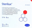 HARTMANN Sterilux 10x10cm 40x3ks. neplodný 17-n 8-d