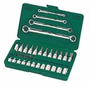 SADA KĽÚČOV SATA TORX 35 kusov 3/8 PÚZDRO