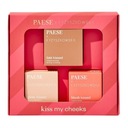 PAESE KISS MY CHEEKS 2 BRONZER 2X12G + BLUSH 3X4G + HIGHLIGHTER 4G