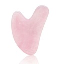 Masážny kameň na obočie Gua Sha Rose Quartz