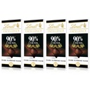 Lindt Excellence čokoládová sada 90% kakaa 100g x4