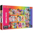 Trefl Puzzle Rainbow High 10v1 NAJNOVŠIE 10 puzzle 329 dielikov dúhové