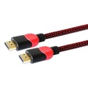 Kábel HDMI 2.0 určený pre PC, červený a čierny 1