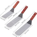 3ks Plancha stierka Plancha Set Utensils d