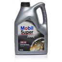 MOBIL 10W40 5L. POLOVIČNÝ MOTOROVÝ OLEJ SUPER 2000 X1