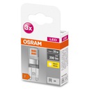 3x G9 LED žiarovka CAPSULE 1,9W = 20W 2700K OSRAM