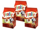 Frolic Krmivo pre psov Hovädzie Zelenina 3 x 2,8 kg