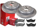 BREMBO ZADNÉ KOTOUČE, DESTIČKY, GRAND CHEROKEE III, 320MM