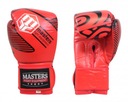 Kožené boxerské rukavice MASTERS RBT-RED 16 oz