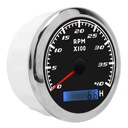 85mm lodný tachometer červený