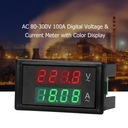 AC 80-300V 100A digitálny voltmeter ampérmeter Amp