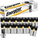 Batéria 9V 6F22 Alkaline Energizer 6LR61 R9 Toys Diaľkové ovládanie 12ks L