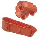 Elektrická skrinka pod omietku Triple Deep Orange 60 mm PK60 6pcs