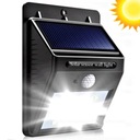 SOLAR 20 LED nástenné svietidlo, pohybový senzor