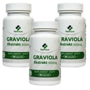 Graviola 500mg Diabetes, regeneruje pankreas 3 bal.