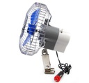 Kovový rotačný ventilátor 20CM 24V 21W pre TIR a