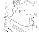 VOLVO S80 XC60 vyrovnaná vypúšťacia rúrka nádrže 2,4D