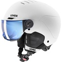 Detská lyžiarska prilba Uvex Rocket Jr Visor White Black S 51-55cm