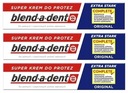 3x Blend-a-dent Regular, lepidlo na zubné protézy, 47 g