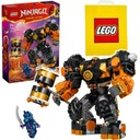 LEGO NINJAGO 71806 Cole's Earth Element Mech + taška DARČEK pre 7 8 9 ročné deti