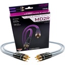 MELODIKA MD2R10G PÁR AUDIO KÁBLOV 2RCA - 2RCA CINCH 2x1,0M