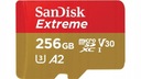 micro SD karta SANDISK EXTREME 256GB 190/130 V30